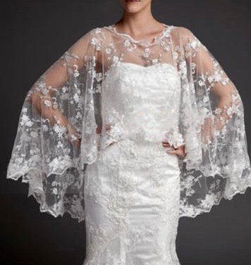Bridal Gown Shawl, Wedding Lace Jacket ...